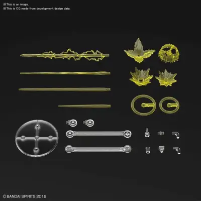 Maquette customize effect gunfire image yellow